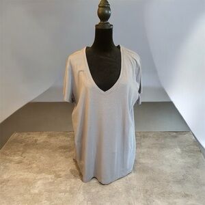 Banana Republic Soft Lavender V-Neck Tee